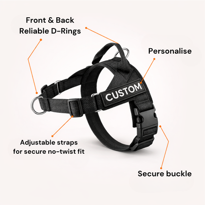 No-Pull Dog Harness - Instant Front-Clip Control