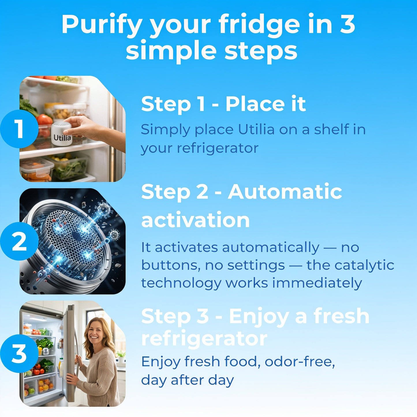 Utilia™ Refrigerator Purifier