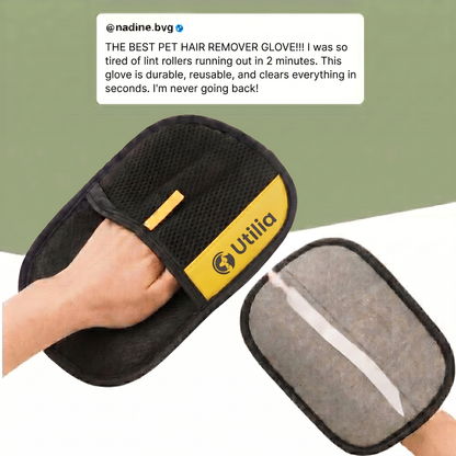 No More Hair Everywhere : The Reusable Glove That Cleans in 30 Seconds
