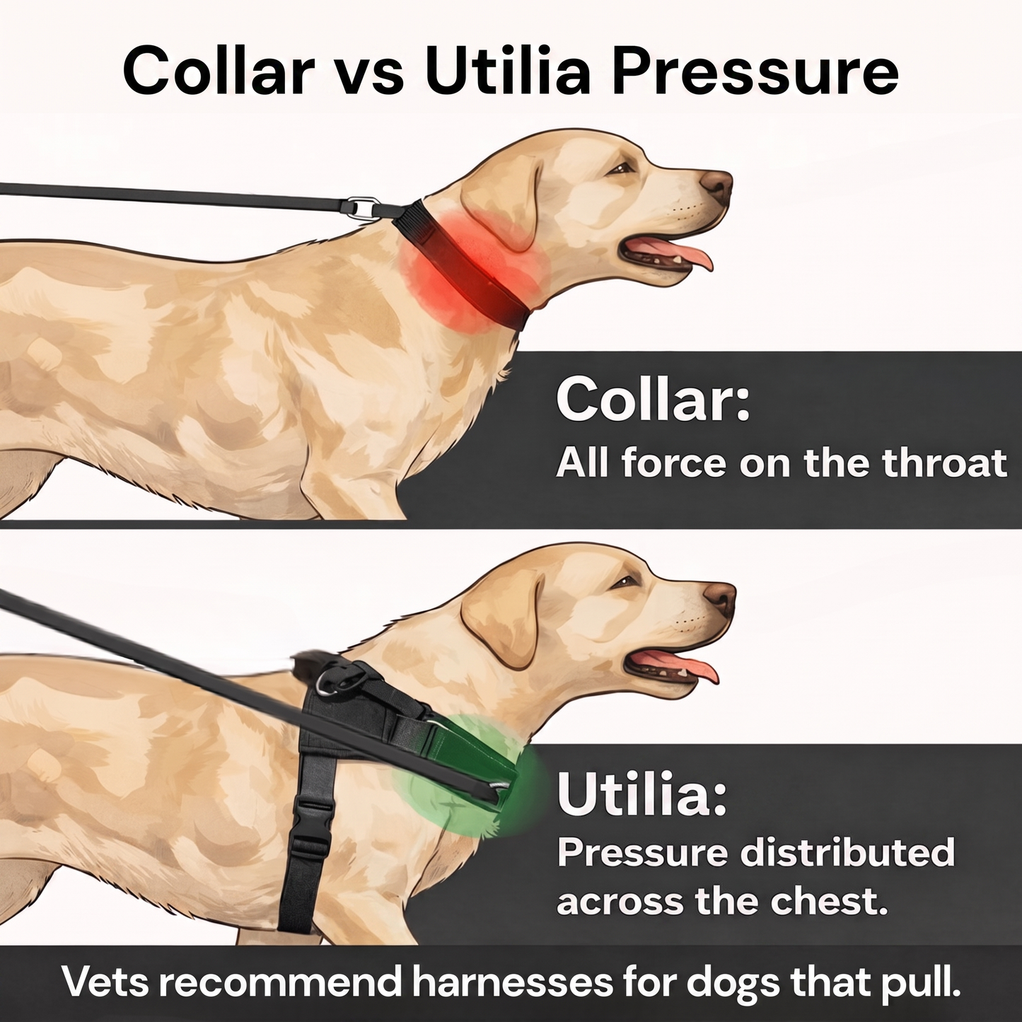 No-Pull Dog Harness - Instant Front-Clip Control
