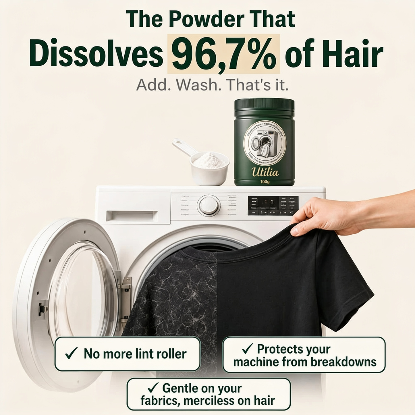Utilia Pet Hair Dissolver